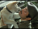 Une scène du film « Hachiko » (1987)
