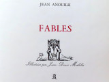 Couverture du recueil « Fables », de Jean Anouilh