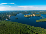 Le lac de Vassivière, entre la Creuse et la Haute-Vienne